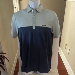 Travis Mathew Two-Tone Polo Shirt